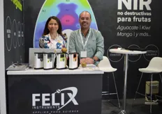 Ivonne Chica and Guillermo Santa-Maria from Pro-Lite Technology. Distributor for Felix Instruments in Spain. 